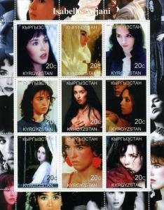 Kyrgyzstan 2000 ISABELLE ADJANI Sheet Perforated Mint (NH)