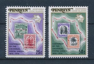 [116744] Penrhyn 1974 100 Years UPU centenary  MNH