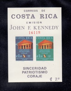 Costa Rica Scott #C420A Imperf S/Sheet MNH