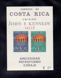 Costa Rica Scott #C420A Imperf S/Sheet MNH