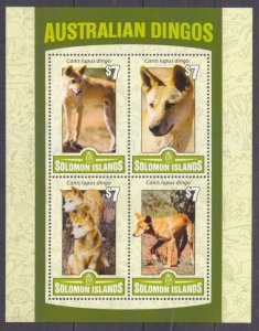 2016 Solomon Islands  3606-3609KL Dogs - Australian Dingo 8,50 €