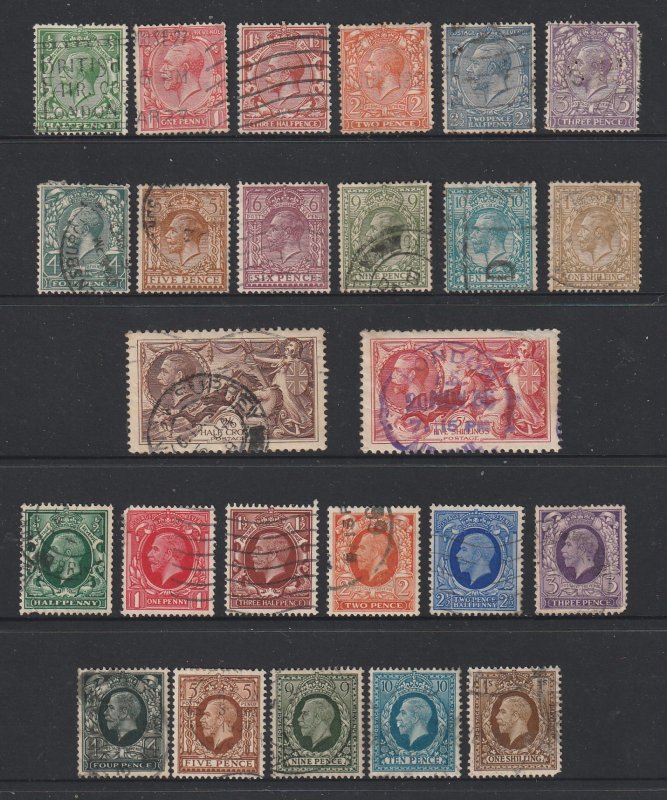 Great Britain the later KGV deffs used