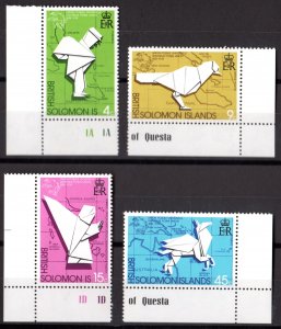 Solomon Islands 1974 Sc#272/275 UPU CENTENARY Set (4) MNH