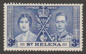 Scott 117   Coronation of King George VI and Queen Elizabeth