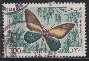 Lebanon C435 Papilio Crassus 1965