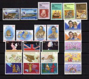 Lot Collection Cocos Keeling Islands MNH Stamps Mostly complete Sets Mint NH