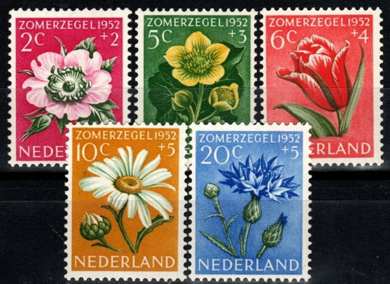 Netherlands #B238-42 MNH CV $12.05 (A661)