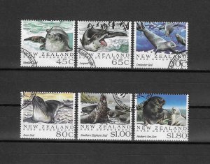 NEW ZEALAND/ROSS DEPENDENCY 1992 SG 1664/69 USED Cat £8