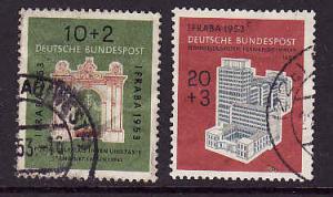 Germany-SC#B332-3-Used set-Thurn & Taxis Palace Gat-cv$50.00