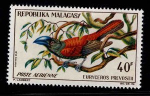 Madagascar Malagasy Scott C72 MH*  Bird Airmail stamp