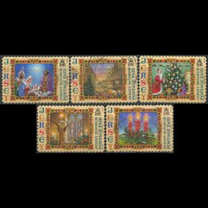 JERSEY 2004 - Scott# 1144a-e Christmas Set of 5 Used