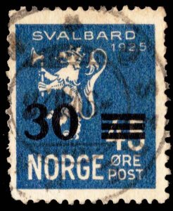 Norway Scott 129-130 Used with rounded corner.