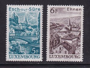 Luxembourg  #599-600  MNH 1977  tourism