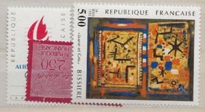 Dime Auction France 1584-5 nh