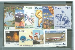 Peru #1170/1171/1175/1176/ Mint (NH) Single (Complete Set)