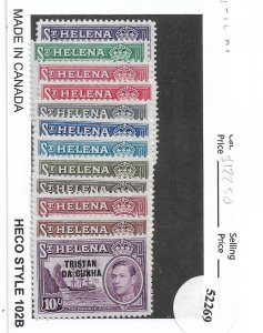 Tristan da Cunha: Sc #1 - 12, MNH (52269)