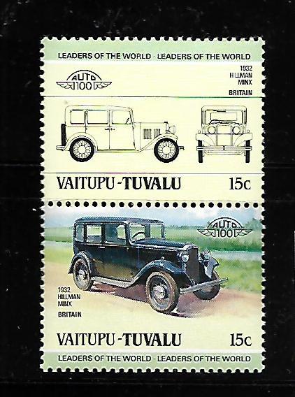 VAITUPU-TUVALU, 3, MNH, CAR TYPE