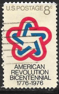 USA 1432: 8c Bicentennial Commission Emblem, used, VF