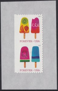 US 5285-5294 Frozen Treats partial forever die-cut pair set (10 stamps) 2018 