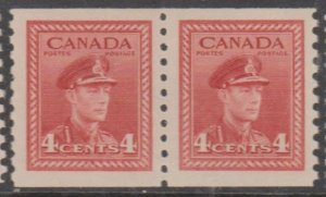 Canada Scott #281 Stamp - Mint Pair