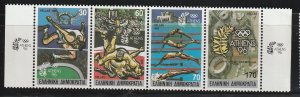 Greece 1989 Athens 96 Olympics Games Strip Sc 1656a MNH C3