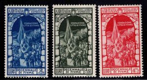 Italy Scott CE5-CE7 MH* Air post Special Delivery 1934 set