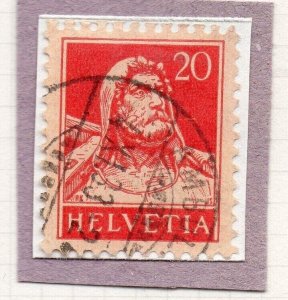 Switzerland 1933 SHADES Early Issue Fine Used 20c. NW-210696