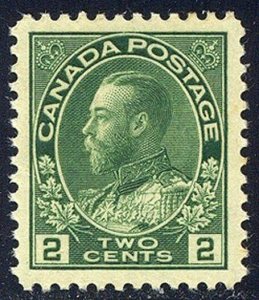 CANADA #107 Mint SUPERB NH GEM - 1922 2c Green