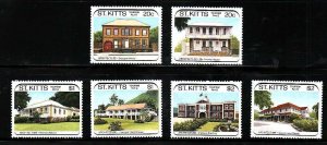 St. Kitts-Sc#239-44- id7-unsed NH set-Tourism-1989-