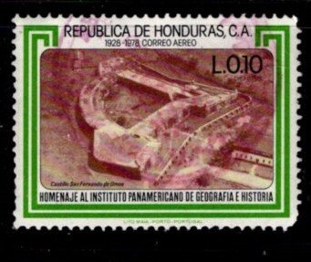 Honduras - #C677 Fort San Fernado de Omoa  - Used