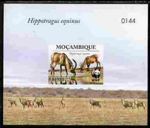 Mozambique 2009 WWF - Antelope Hippotragus equinus imperf...