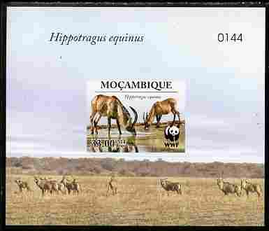 Mozambique 2009 WWF - Antelope Hippotragus equinus imperf...