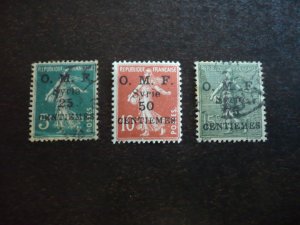 Stamps - Syria - Scott# 57,60,63 - Used Part Set of 3 Stamps