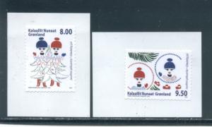 Greenland 632-3  MNH (4)