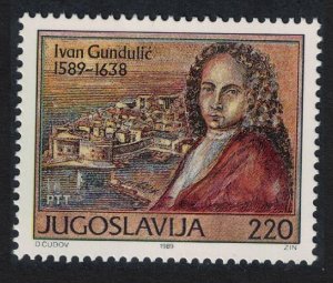 Yugoslavia 400th Birth Anniversary of Ivan Gundulic poet 1989 MNH SG#2510