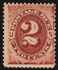 US# J16 2c Red Brown Postage Due MINT NH SCV $225.00