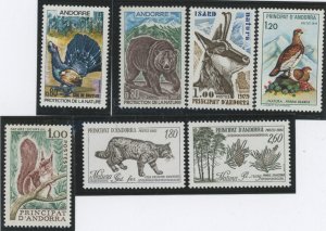 Andorra (French) #203-204/267-268 Mint (NH) Single (Complete Set) (Wildlife)