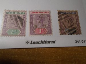 Leeward Islands  #  1-3  used