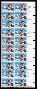 1988 Airmail Samuel P. Langley Sc C118 MNH 45c plate strip block tagging Typical
