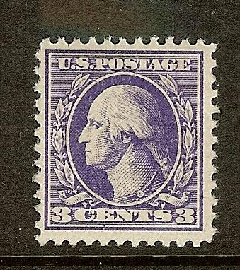 United States, Scott #530, 3c Washington, TIV, MH