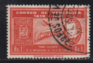 Venezuela 742 Centenary of Venezuelan Postage Stamps 1959