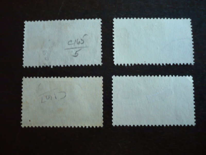 Stamps - Syria - Scott# C165-C168 - Used Part Set of 4 Stamps