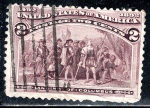 United States Scott # 231, used