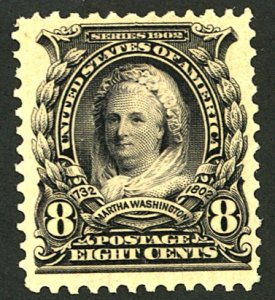 U.S. #306 MINT-VF OG HR