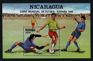 Nicaragua C955 MNH Sports, Soccer, Football