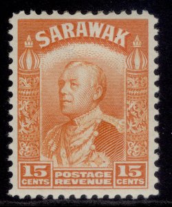 SARAWAK GV SG115, 15c orange, M MINT.