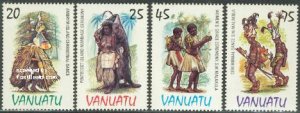 Vanuatu 1985, Folklore 4v, MNH