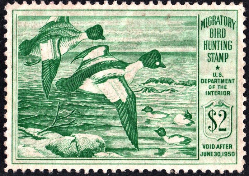 RW16 $2.00 Goldeneye Ducks Stamp (1949) OG/NH