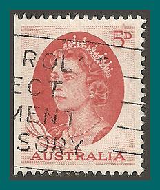 Australia 1965 Queen Elizabeth II, used  366,SG354c