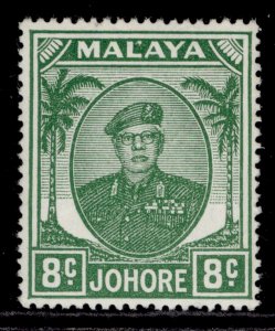 MALAYSIA - Johore GVI SG138a, 8c green, NH MINT. Cat £11.